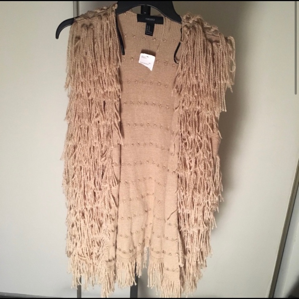 Shaggy vest